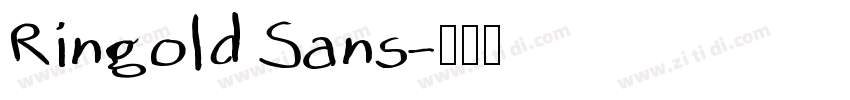 Ringold Sans字体转换